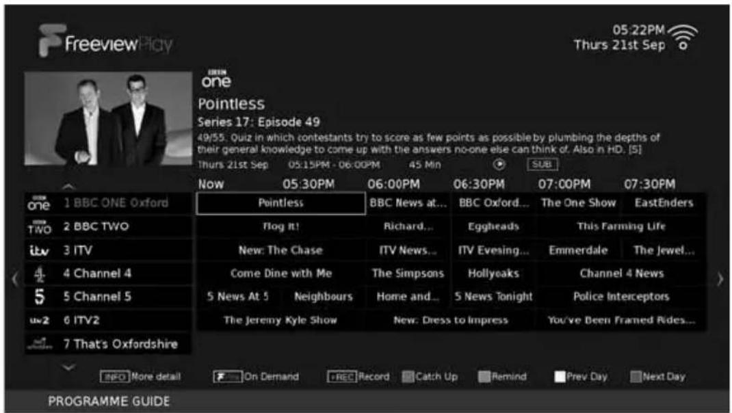 SHARP LC-48CFG6002K - DAY TV GUIDE - 1