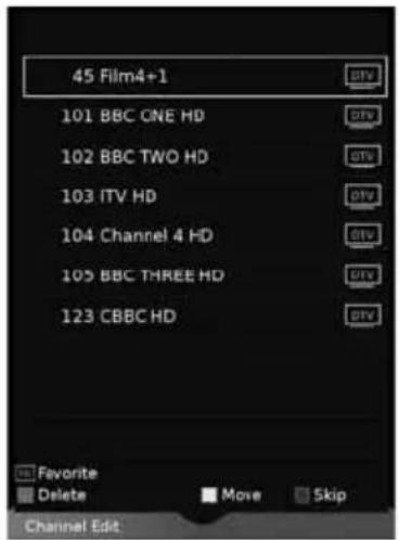 SHARP LC-48CFG6002K - CHANNEL MENU - 3