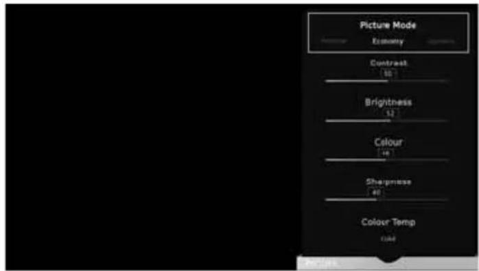 SHARP LC-48CFG6002K - PICTURE MENU - 1