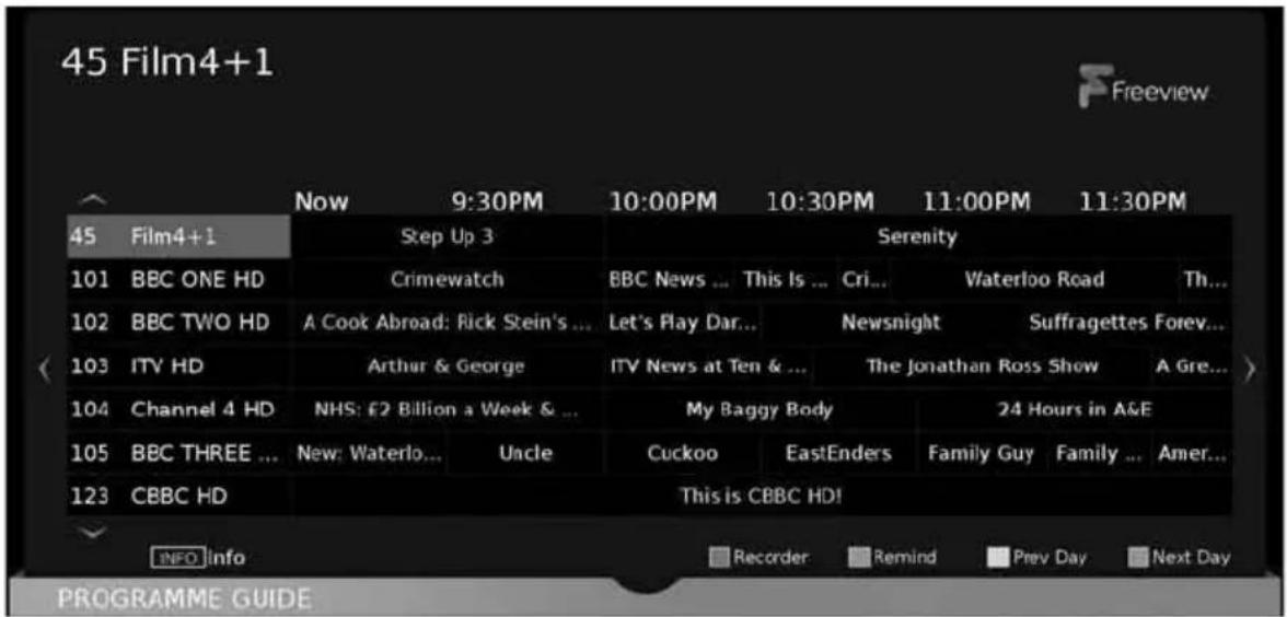 SHARP LC-43CFG6452K - DAY TV GUIDE - 1
