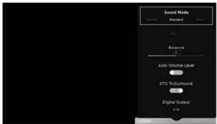 SHARP LC-43CFG6452K - SOUND MENU - 1