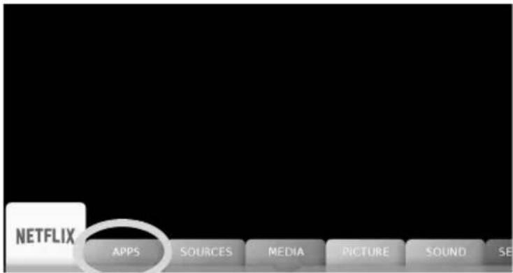 SHARP LC-40FI5442KF - APPS MENU - 1