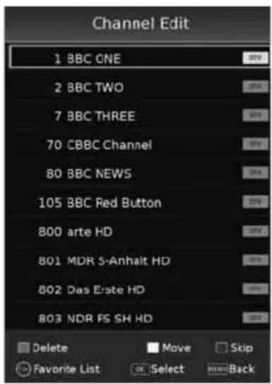 SHARP LC-40CFF4041K - CHANNEL MENU - 3