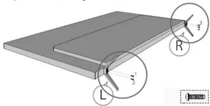 SHARP LC-32HG5141K - Detaching the stand - 1