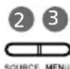 SHARP LC-32HG5141K - TV BUTTONS AND INPUT SOURCE MENU - 3