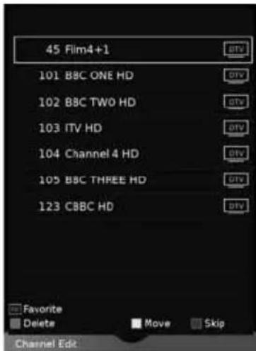 SHARP LC-32HG5141K - CHANNEL MENU - 3