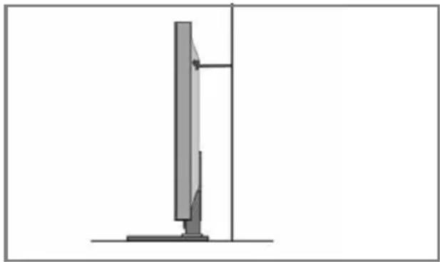 SHARP LC-32HG5141K - Securing the TV to a wall with anti-tip straps - 2