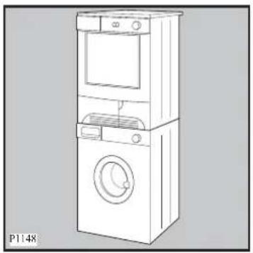 PRIVILEG Classic 30650 CD - Wasch-/Trockensäule - 1