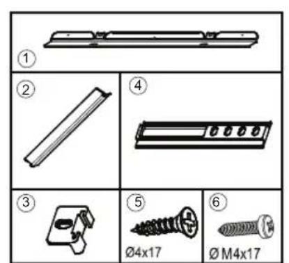PRIVILEG PRFIF 154 A++ - Installation instructions and door reversibility for versions with rail hinges - 1
