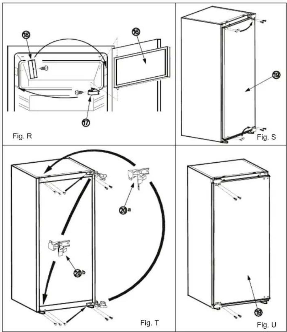 PRIVILEG PRFIF 154 A++ - Installation instructions for product with Hettich hinges - 10