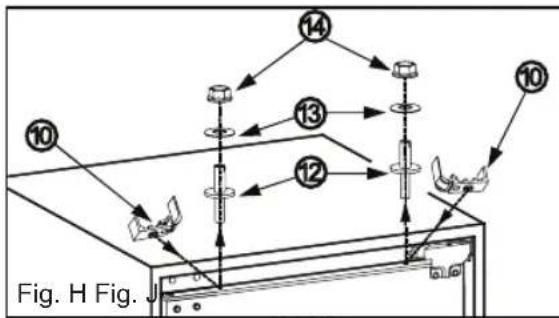 PRIVILEG PRC 974 A++ - Installation instructions for product with Hettich hinges - 2