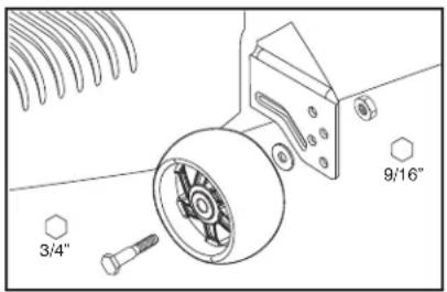 POULAN PP155H42 - TO ADJUST GAUGE WHEELS (See Fig. 10) - 1