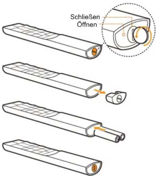 TCL U65P6096 - Batterien einsetzen - 1