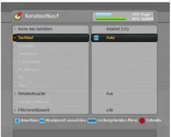 TOPFIELD TF 7700 HD PVR - Suche von Sendern - 1