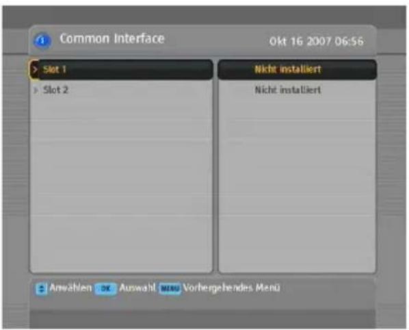 TOPFIELD TF 7700 HD PVR - Was bedeutet Common Interface? - 2
