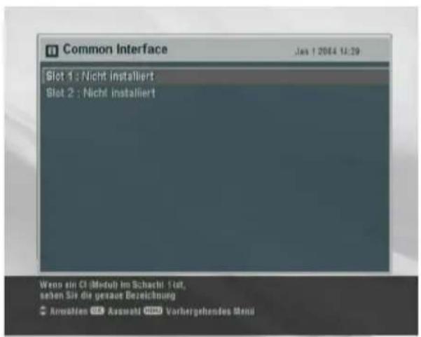 TOPFIELD TF 6000 PVRE - Was ist ein Common Interface (Gemeinsame Schnittstelle)? - 2