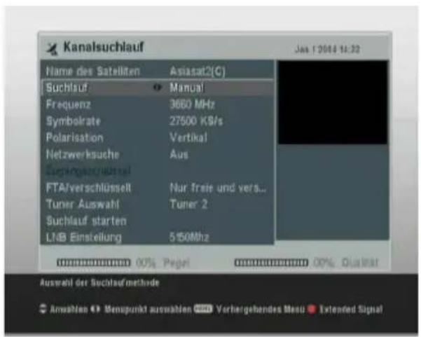 TOPFIELD TF 6000 PVRE - Suche von Sendern - 1