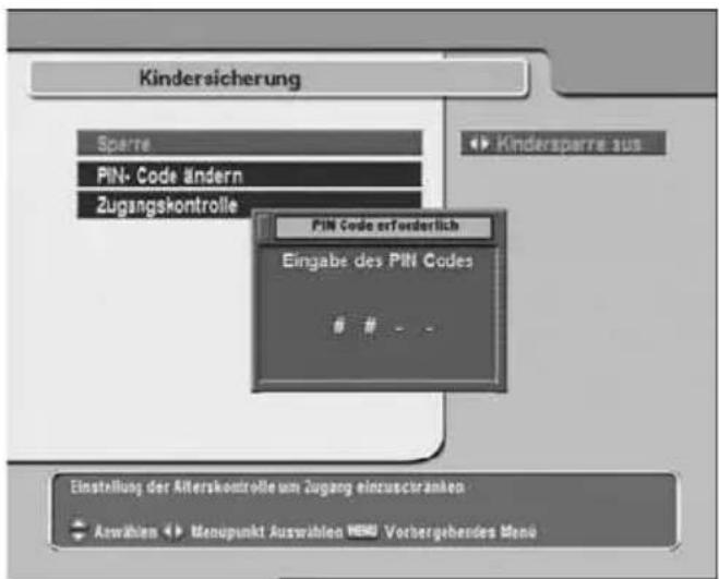 TOPFIELD TF 5000 CI Plus - Jugendschutz - 1