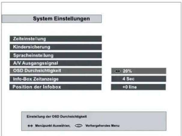 TOPFIELD TF 4000 PVR - I-5. OSD Transparenz - 1