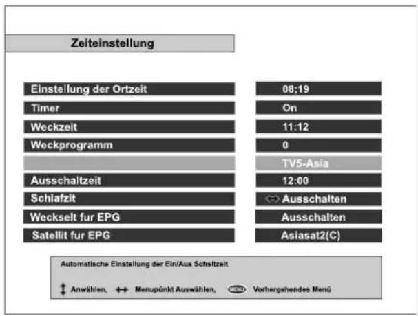 TOPFIELD TF 4000 PVR - Ausschaltzeit - 1