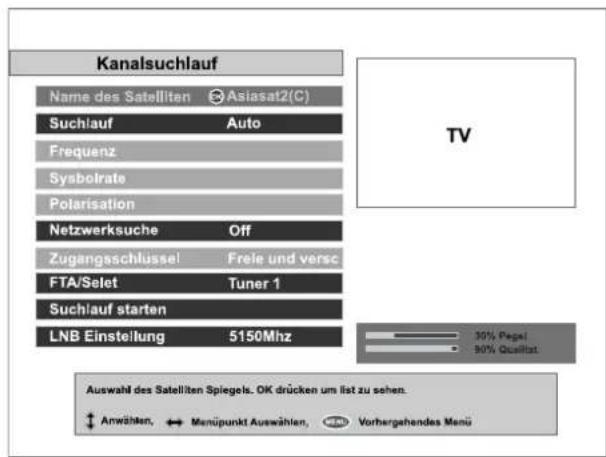 TOPFIELD TF 4000 PVR - VI-2. Kanalsuchlauf - 1