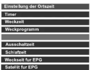 TOPFIELD TF 4000 PVR - I-1. Zeiteinstellung - 1