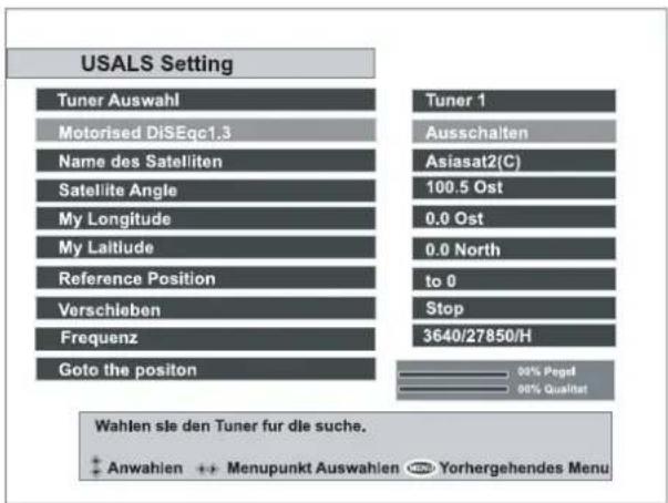 TOPFIELD TF 4000 PVR - VI-5, USALS Einstellungen - 1