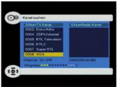 Telestar TSC 1+ - Alle Kanäle absuchen - 1