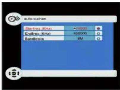 Telestar TSC 1+ - Frequenzbereich absuchen - 1