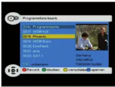 Telestar TSC 1+ - Programme Löschen - 1