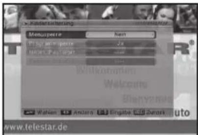 Telestar TR 10 - Kindersicherung - 1