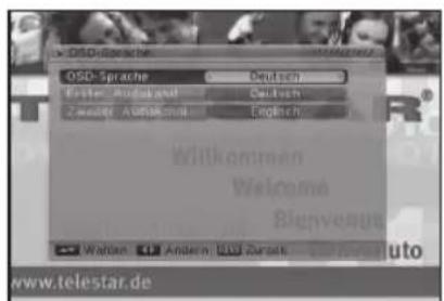 Telestar TR 10 - Konfiguration - 1