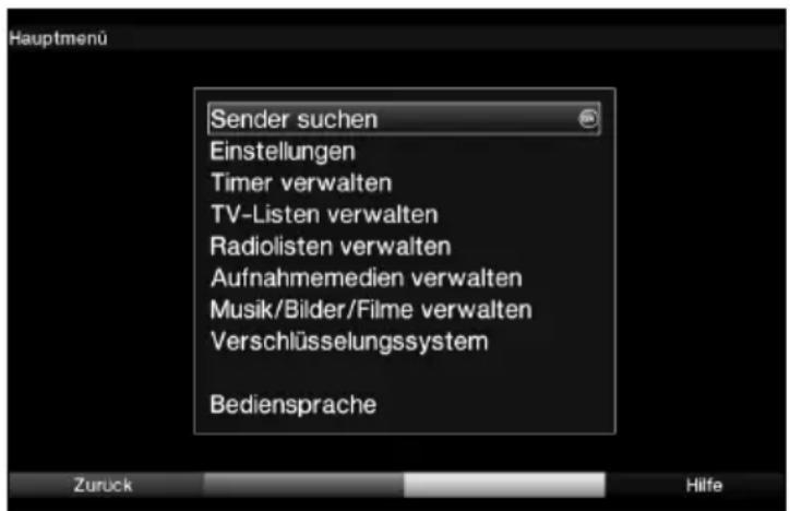 Telestar TELEDIGI 4 HD+ - Service-Einstellungen - 1
