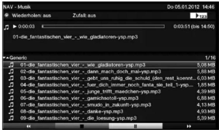 Telestar TELEDIGI 4 HD+ - MP3-Wiedergabe - 3