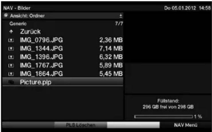 Telestar TELEDIGI 4 HD+ - Playlist wiedergeben - 1