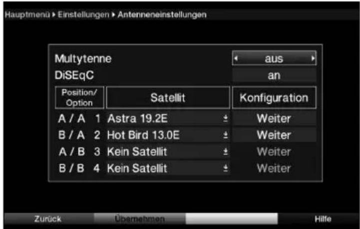 Telestar TELEDIGI 4 HD+ - Antenneneinstellung - 2