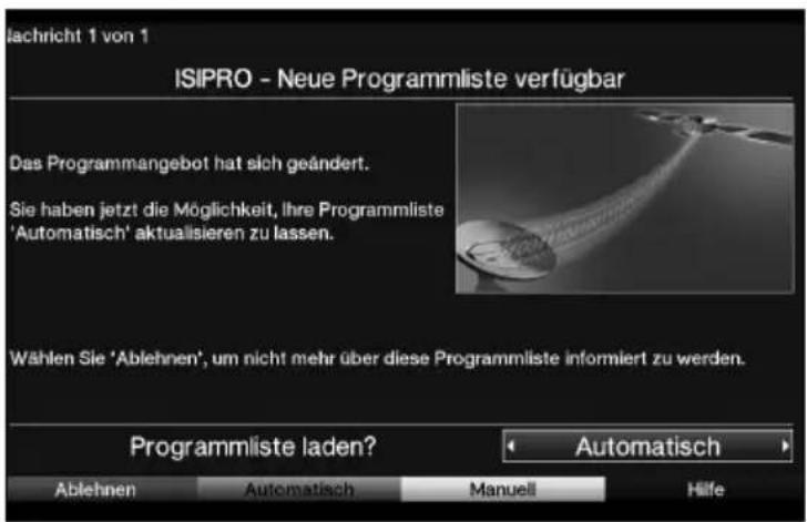 Telestar TELEDIGI 4 HD+ - Neue Programmliste verfügbar - 1