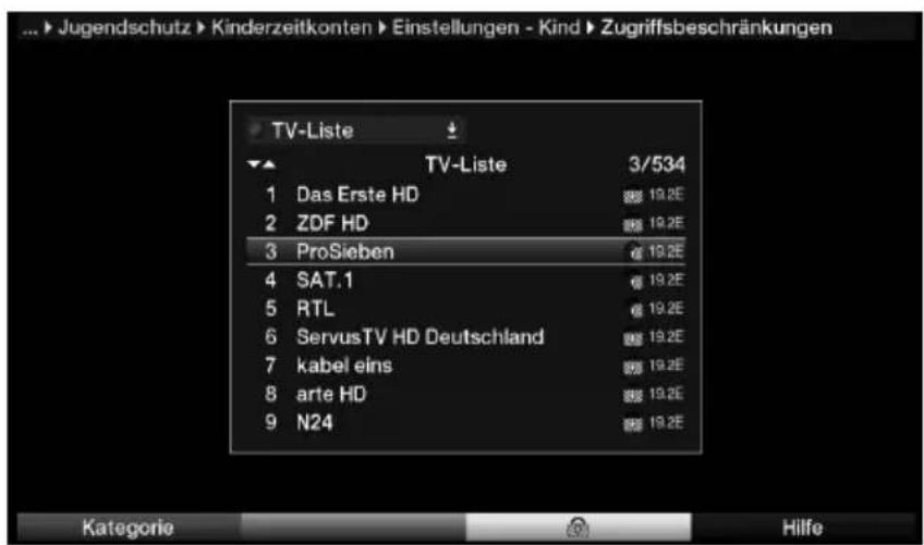 Telestar TELEDIGI 4 HD+ - TV-Sender / Radiosender freigeben - 1