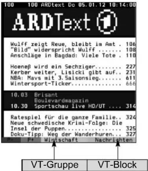 Telestar TELEDIGI 4 HD+ - Benutzung des internen Videotextdecoders - 1
