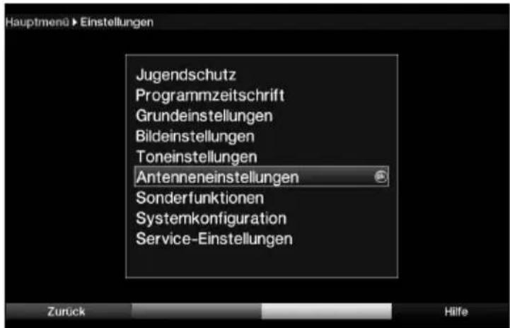 Telestar TELEDIGI 4 HD+ - Antenneneinstellung - 1