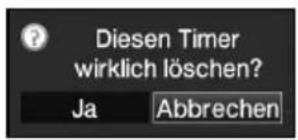 Telestar TELEDIGI 4 HD+ - Timerprogrammierung löschen - 1