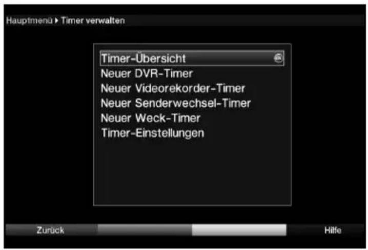 Telestar TELEDIGI 4 HD+ - Timer-Einstellungen (Vor- bzw. Nachlaufzeit) - 1