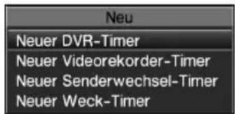 Telestar TELEDIGI 4 HD+ - 7.16..5 Neues Timer-Ereignis programmieren - 1