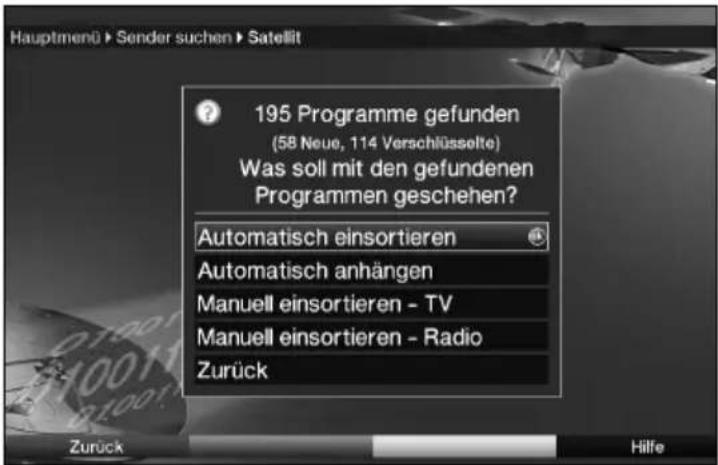 Telestar TELEDIGI 4 HD+ - Nach dem Suchlauf - 1