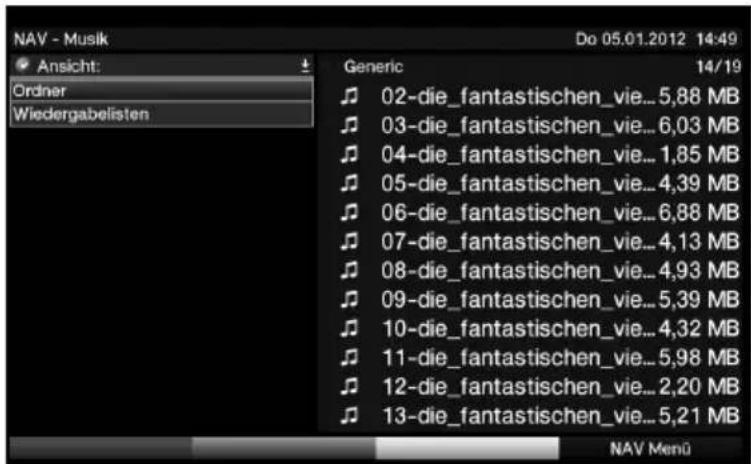 Telestar TELEDIGI 4 HD+ - Playlist wiedergeben - 1