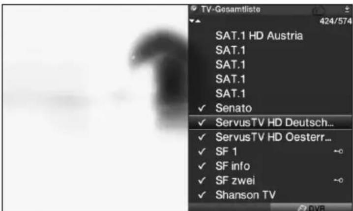 Telestar TELEDIGI 4 HD+ - Gesamtliste - 1