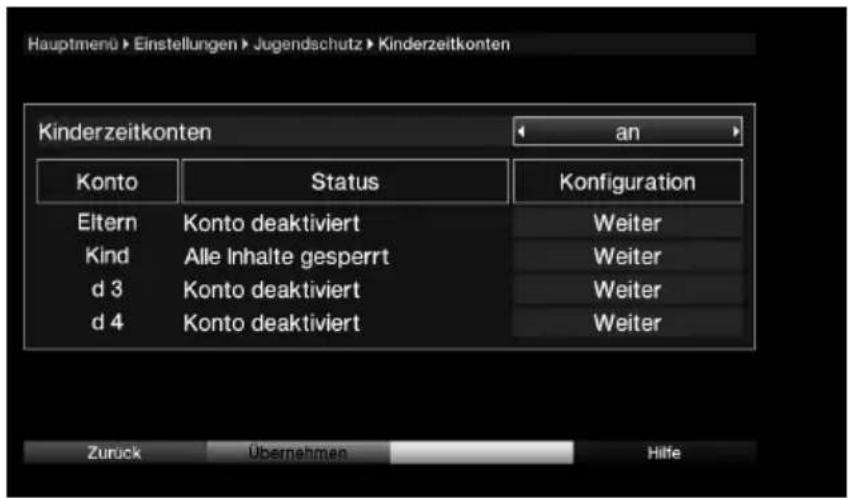 Telestar TELEDIGI 4 HD+ - Nutzerabhängige Kindersicherung (Kinderzeitkonto) - 2