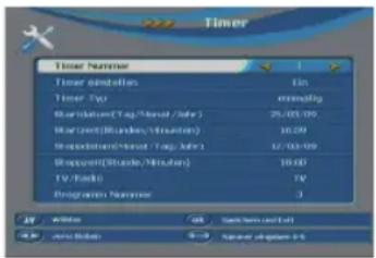 Telestar TD 3000 HD - Elektronische Programminfo EPI - 3