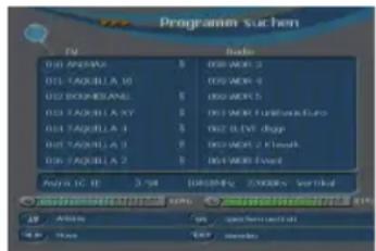 Telestar TD 3000 HD - Suchlauf Modus - 1