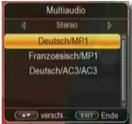 Telestar TD 2500 C HD - Dolby Digital (AC3 - Betrieb) - 1